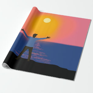 Greeting to the Sun Wrapping Paper