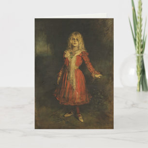 Greetingcard With Franz von Lenbach Painting Card