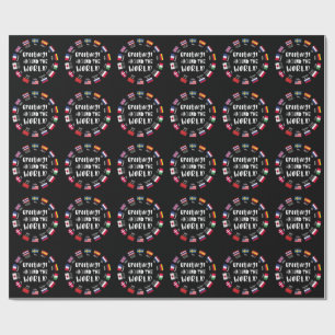 Greetings around the world - Hello in all language Wrapping Paper