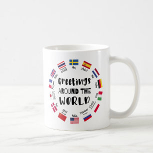Greetings around the world, Hello in all languages Coffee Mug
