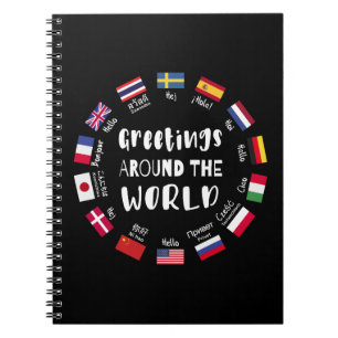 Greetings around the world, Hello in all languages Notebook