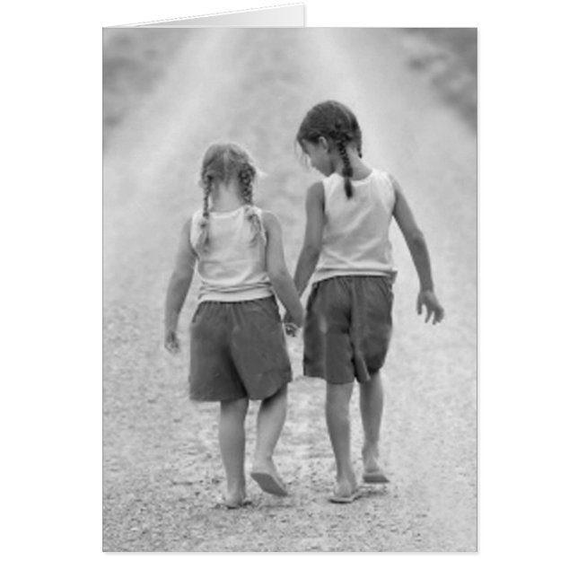 Greetings Card - Girlfriends (Front)