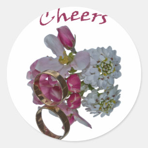 Greetings -Cheers Classic Round Sticker