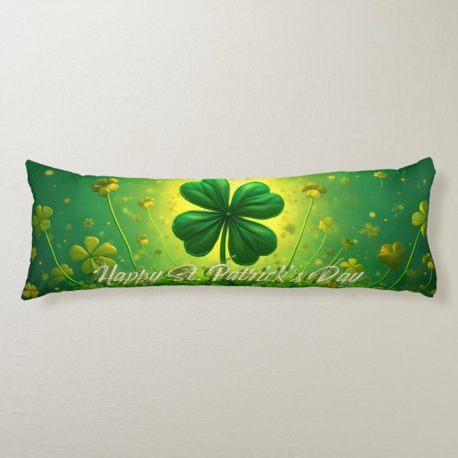 Greetings for St. Patrick's Day Body Cushion (Front)