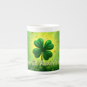 Greetings for St. Patrick's Day Bone China Mug