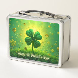 Greetings for St. Patrick's Day Metal Lunch Box