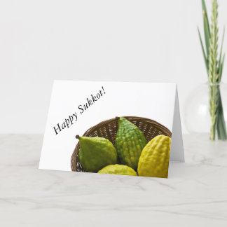 Greetings for Sukkot Card