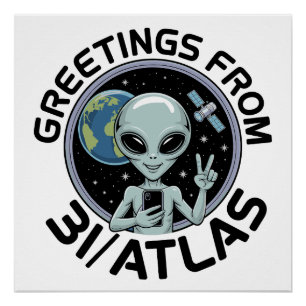 Greetings from 3I/ATLAS Poster
