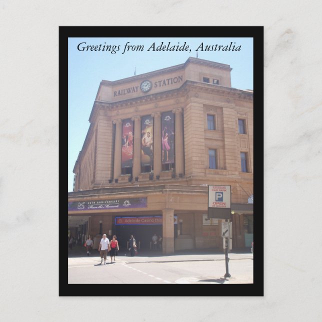 Greetings from Adelaide postcard (Front)