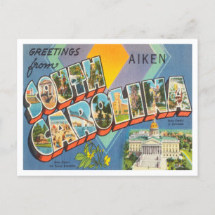 Greetings from Aiken, South Carolina Travel Postcard