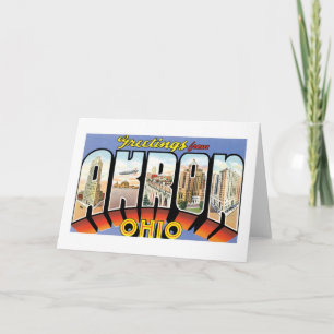 Greetings from Akron, Ohio! Card