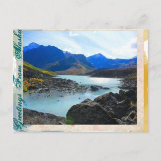 Greetings From Alaska - Symphony Lake Postcard
