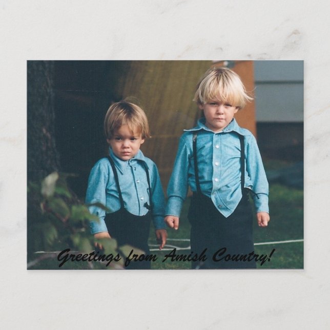 Greetings From Amish Country Postcard (Front)