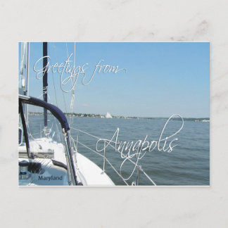 Greetings from Annapolis postcard