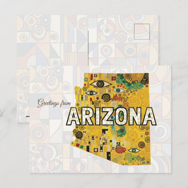 Greetings from Arizona Postcard (Front/Back)