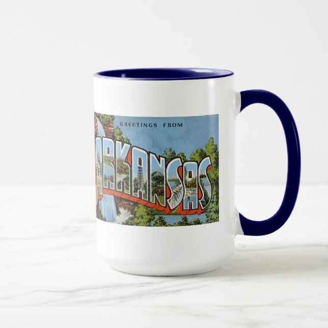 Greetings From Arkansas Mug (Right)