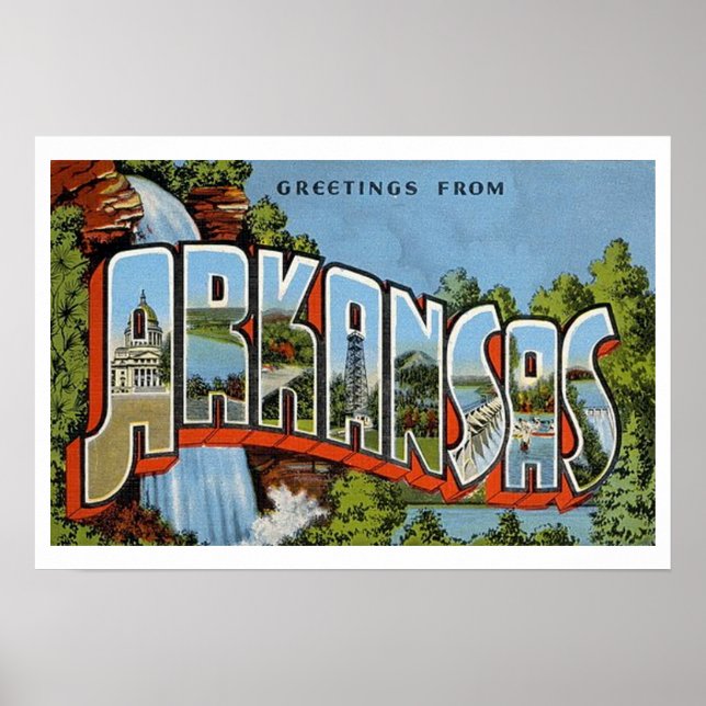 Greetings From Arkansas Poster (Front)