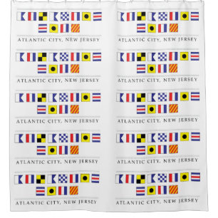 Greetings from Atlantic City  Shower Curtain