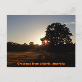 Greetings from Australia Postcard