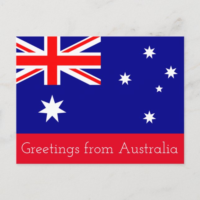 Greetings from Australia -- postcard (Front)