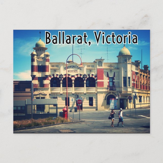 Greetings from Ballarat Victoria Postcard (Front)