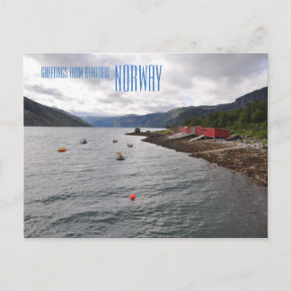 Greetings from beautiful Norway photo card