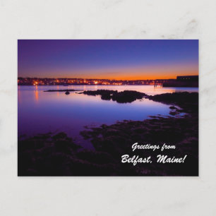 Greetings from Belfast Maine! Postcard
