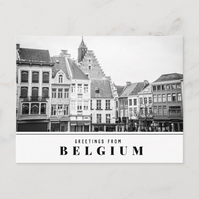 Greetings from Belgium Postcard (Front)