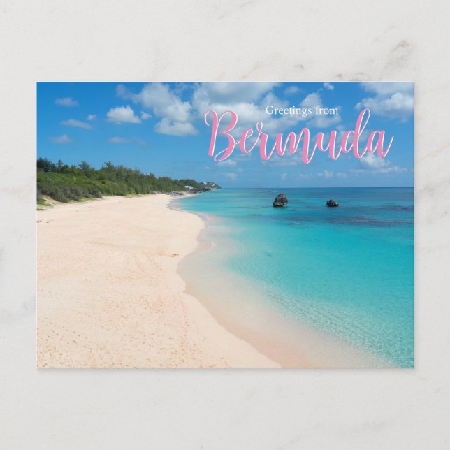 Greetings from Bermuda Scenic Postcard (Front)