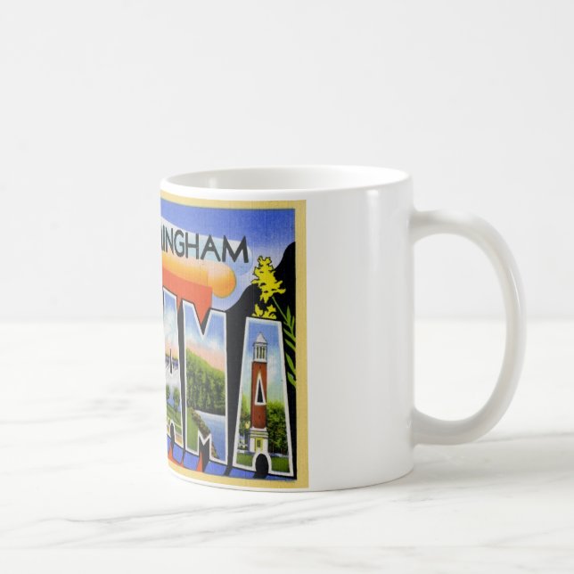 Greetings from Birmingham Alabama Coffee Mug (Right)