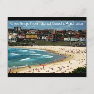 Greetings from Bondi Beach, Australia Postcard