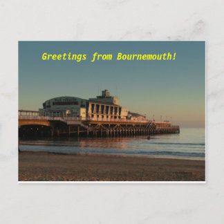 Greetings from Bournemouth! Postcard