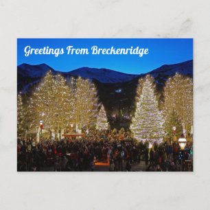 Greetings From Breckenridge Postcard