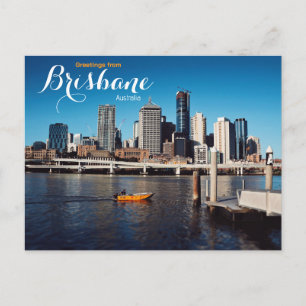 Greetings from Brisbane Australia Postcard