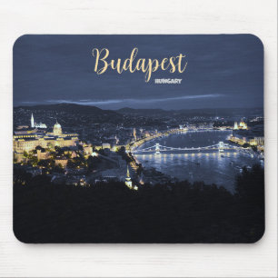 Greetings from Budapest Hungary Scenic Mouse Pad