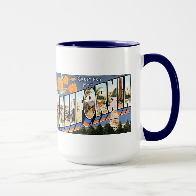 Greetings From California - Mug (Right)