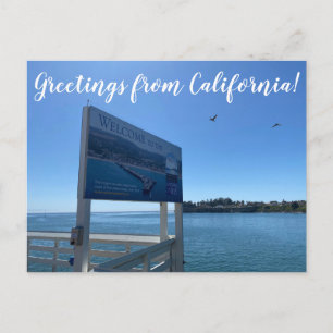 Greetings from California! Postcard