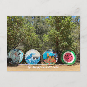 Greetings from California! Postcard