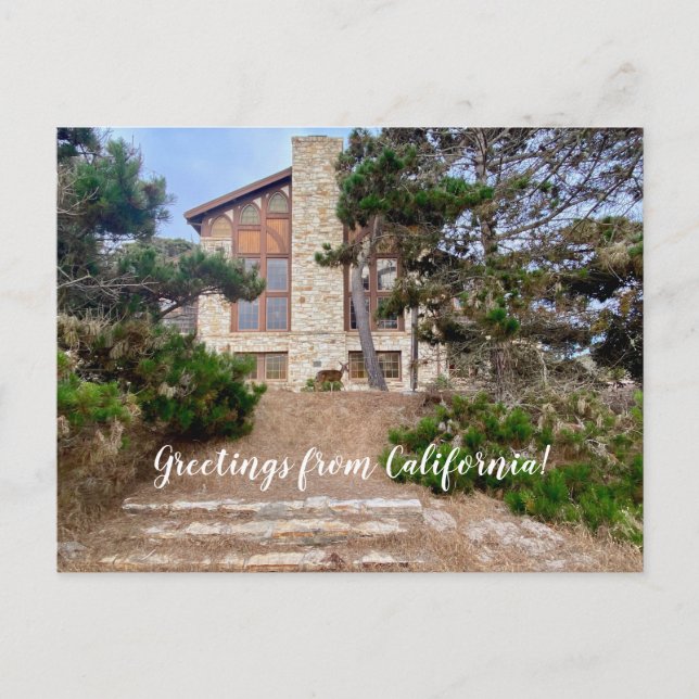 Greetings from California: "Refuge by the Sea" Postcard (Front)