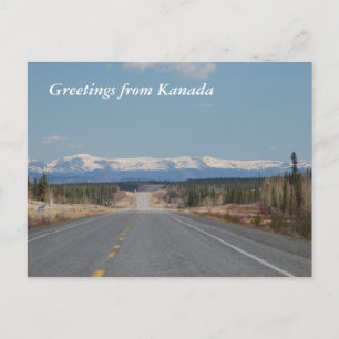 Greetings from Canada Postcard
