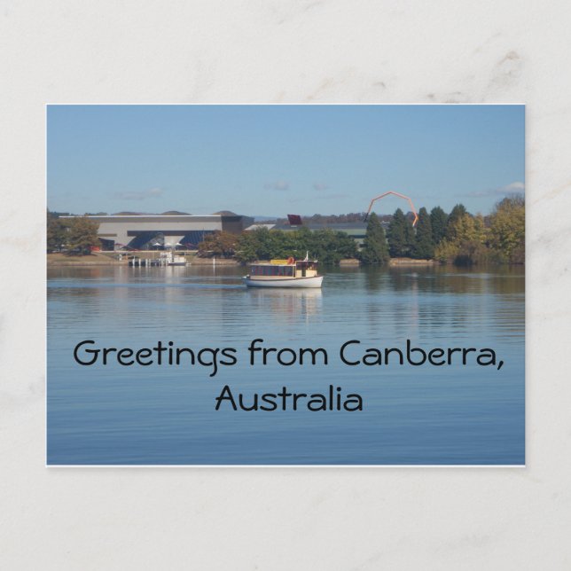 Greetings from Canberra, Australia Postcard (Front)