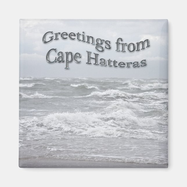 Greetings From Cape Hatteras Magnet (Front)
