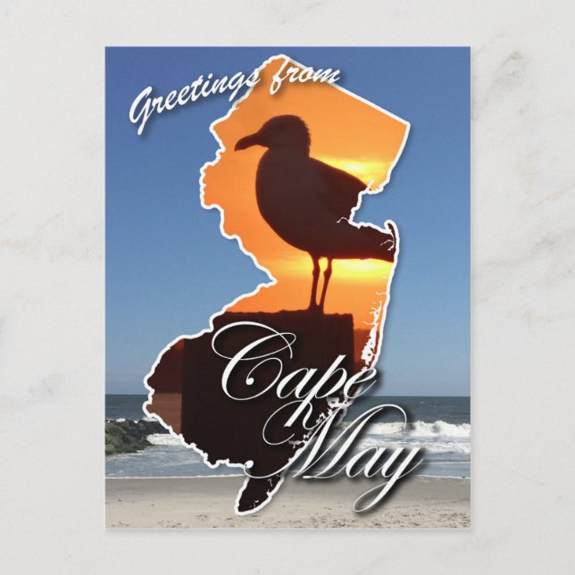 Greetings from Cape May Postcard (Front)