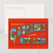 Greetings from Catalina Island 1955 Vintage