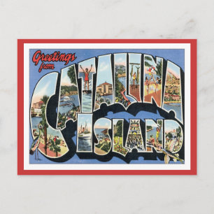 Greetings From Catalina Island California Postcard