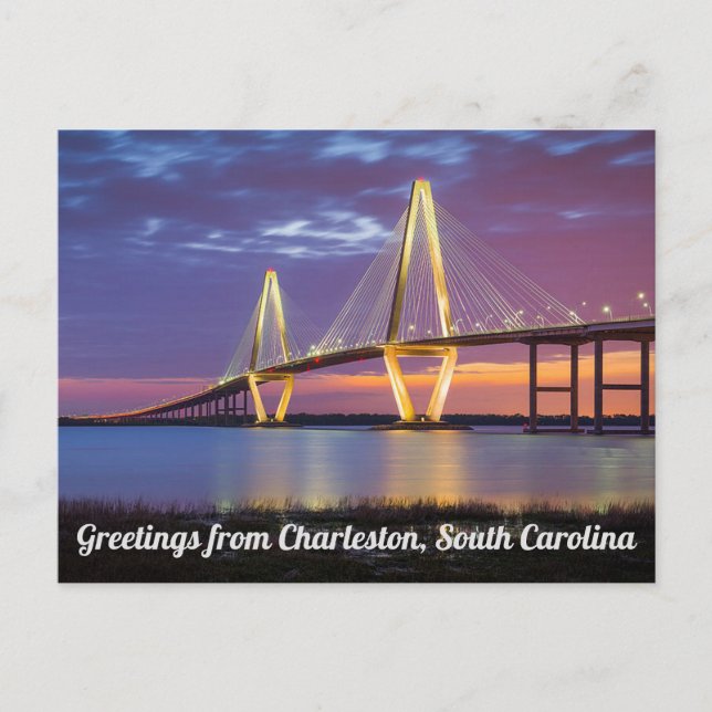 Greetings From Charleston, South Carolina Postcard (Front)