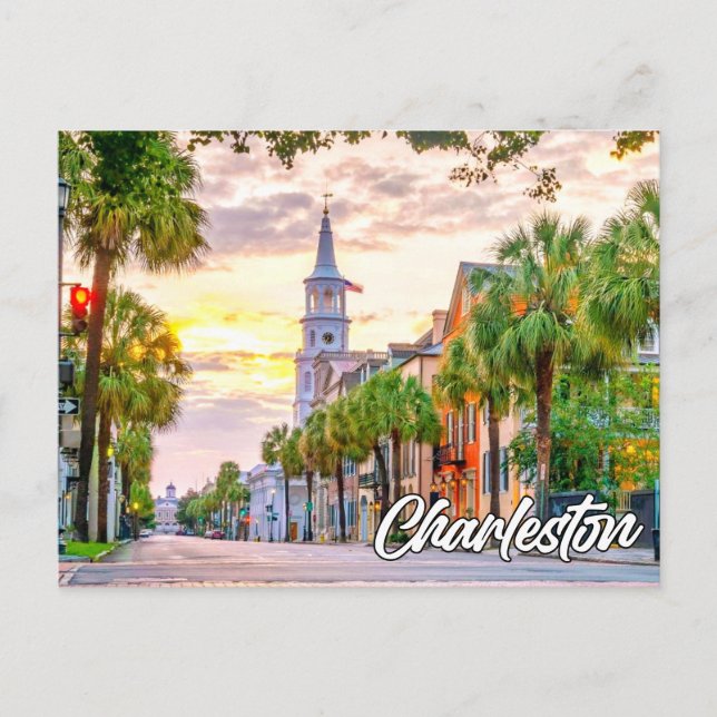 Greetings From Charleston, South Carolina, USA Postcard (Front)