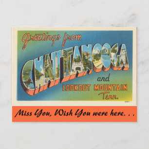 Greetings from Chattanooga Postcard