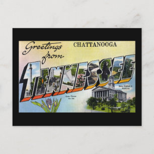 Greetings from Chattanooga Tennesee Postcard