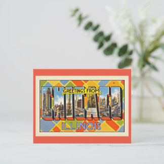 Greetings from Chicago, Illinois Postcard